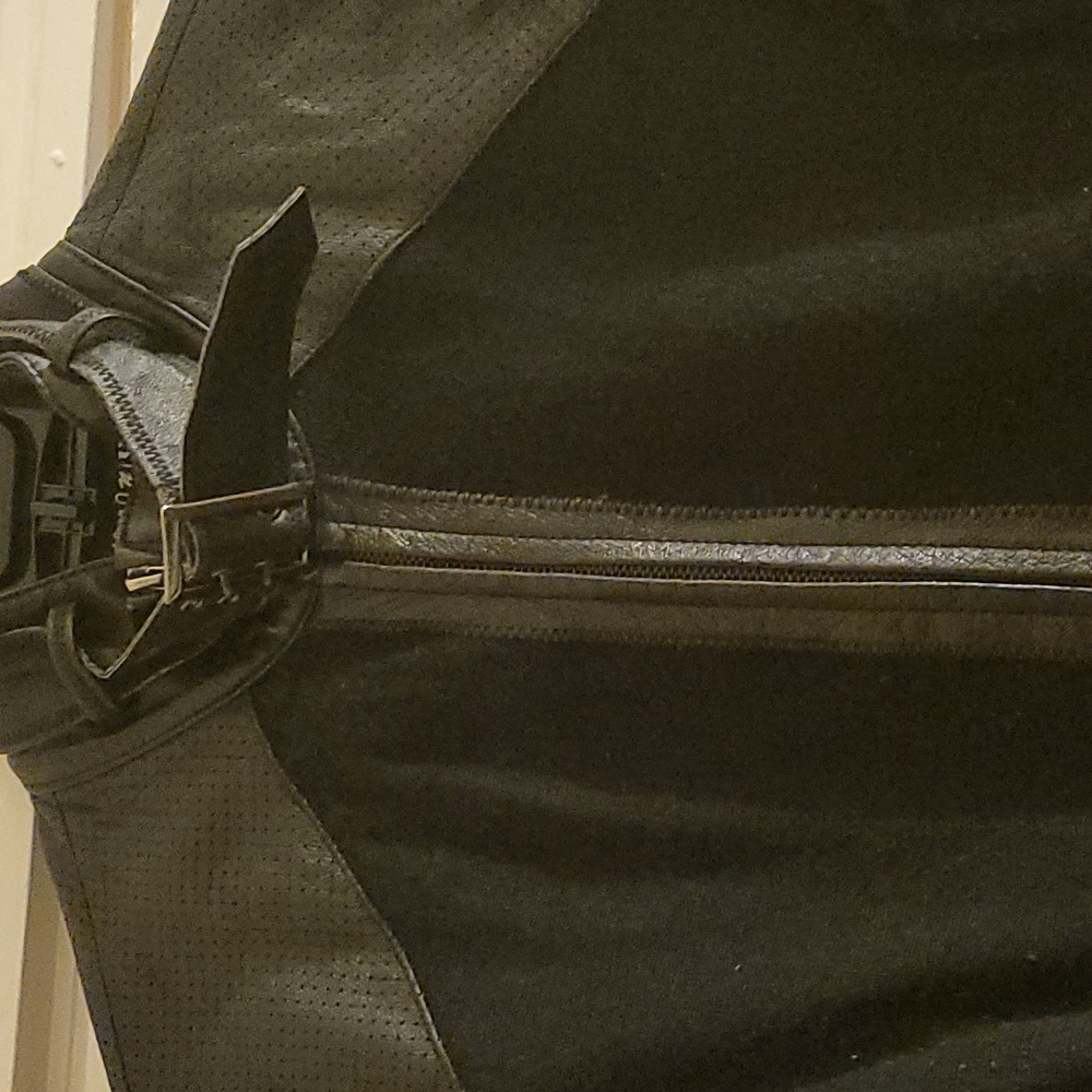 Pandemonium wool leather jacket